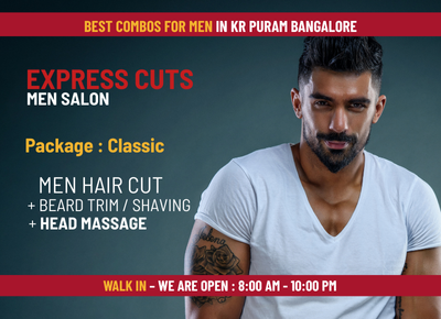 Classic Combo Offer: Haircut, Beard, Head Massage