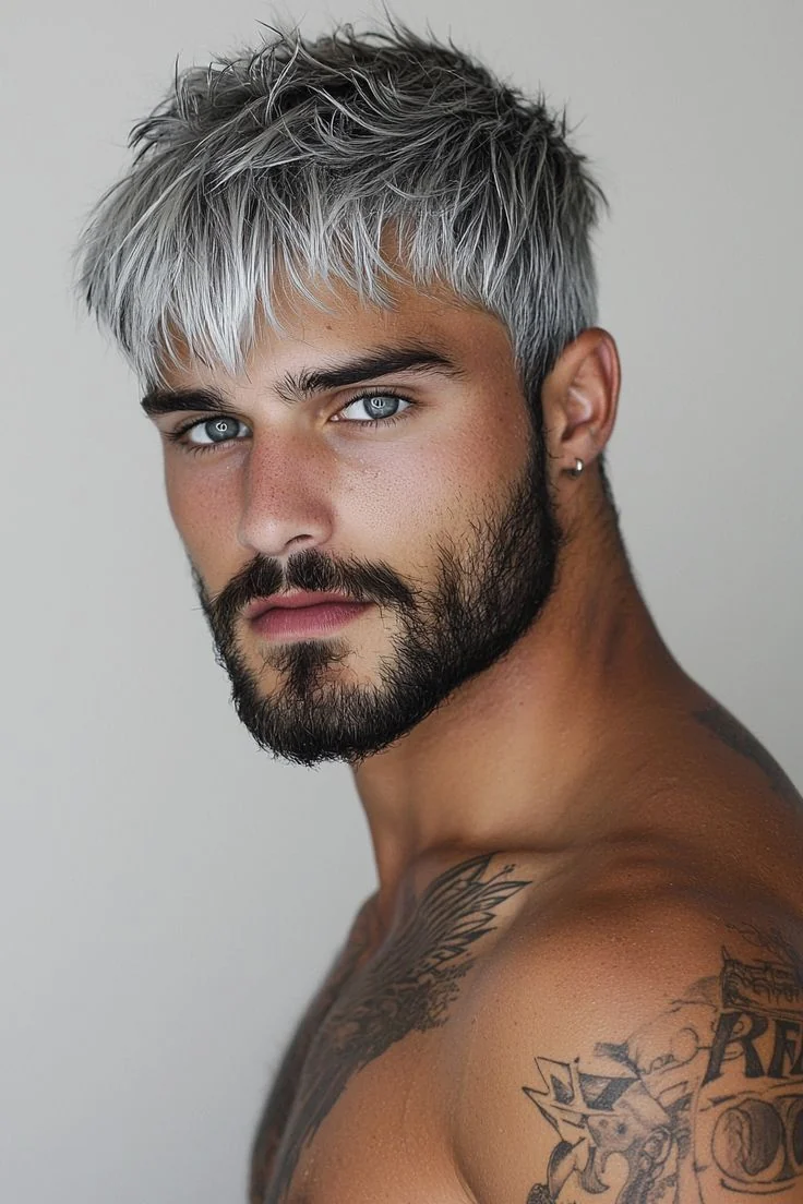 Men's hair color service at Express Cuts Salon in KR Puram